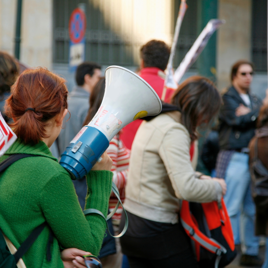 Demonstration in Bad Oldesloe am 10. Februar